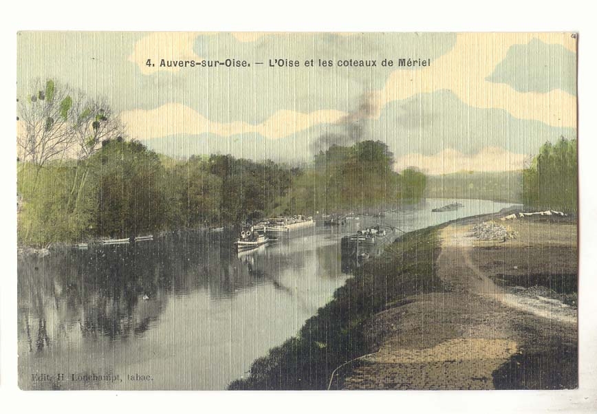 Auvers sur Oise CPA L'Oise et les coteaux de Meriel