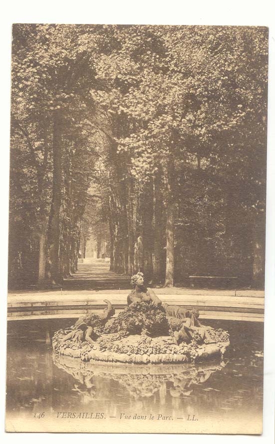 Versailles — Vue dans le Parc — LL.