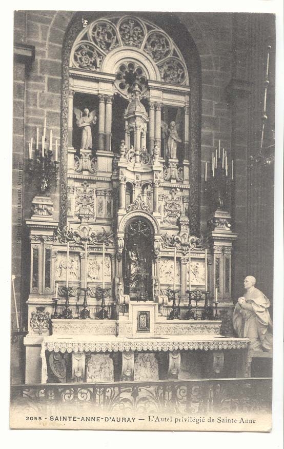 Sainte-Anne-d'Auray — L'Autel privilégié de Sainte Anne