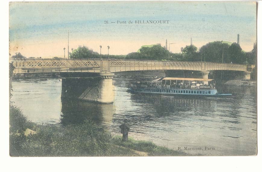 CPA pont de Billancourt