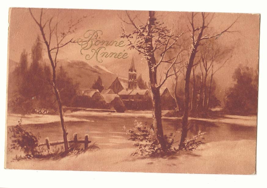 CPA Bonne annee