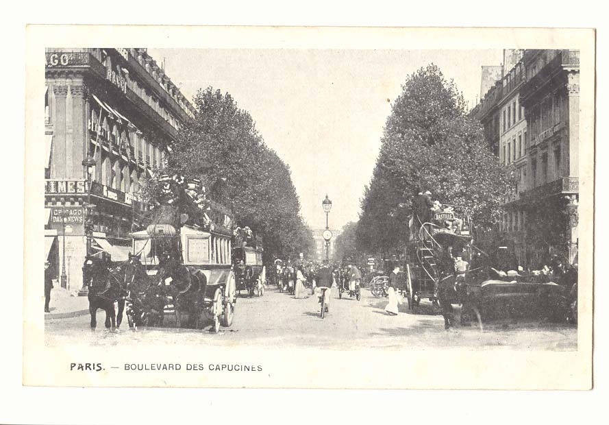 Paris (9eme) CPA Boulevard des Capucines