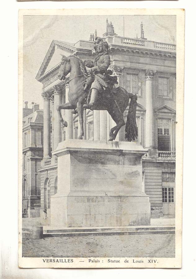 Versailles — Palais : Statue de Louis XIV.