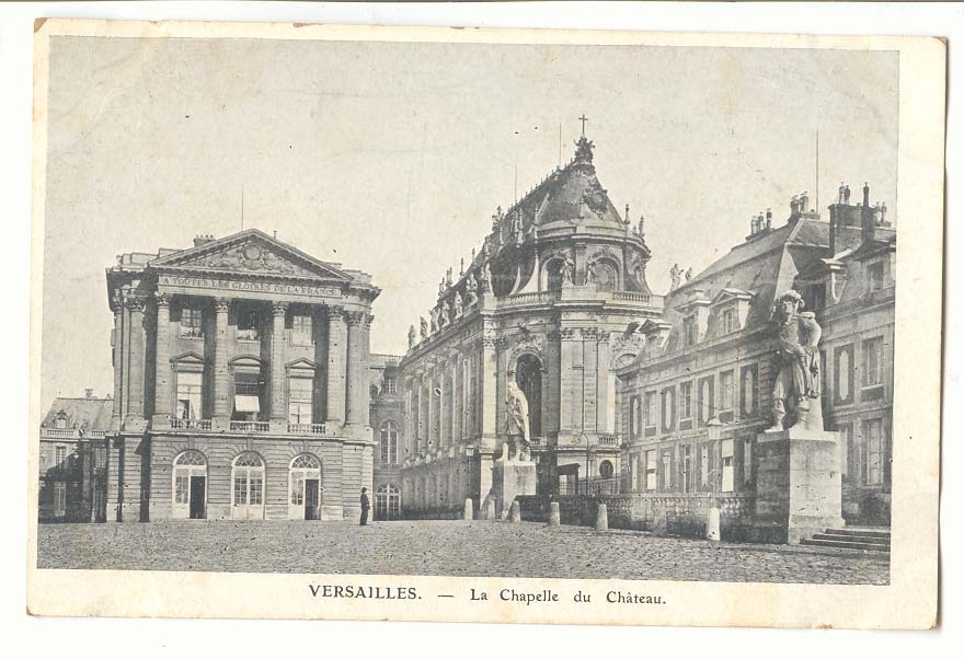 Versailles CPA La chapelle du chateau