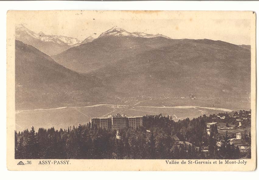 Vallée de St-Gervais et le Mont-Joly — ASSY-PASSY — n°36