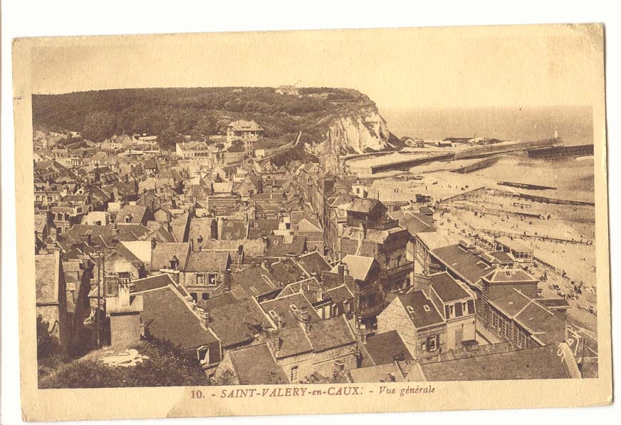 Saint Valery en CAux CPA Vue generale