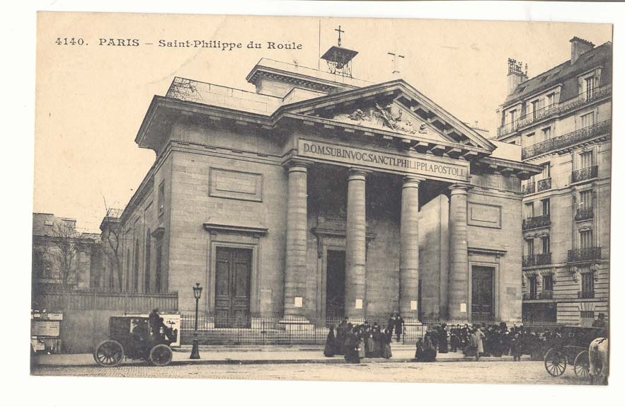 Paris — Saint-Philippe du Roule — éditeur anonyme, n° 4140