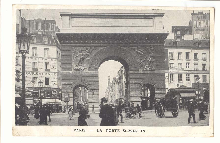 Paris (11eme) CPA La porte Saint Martin