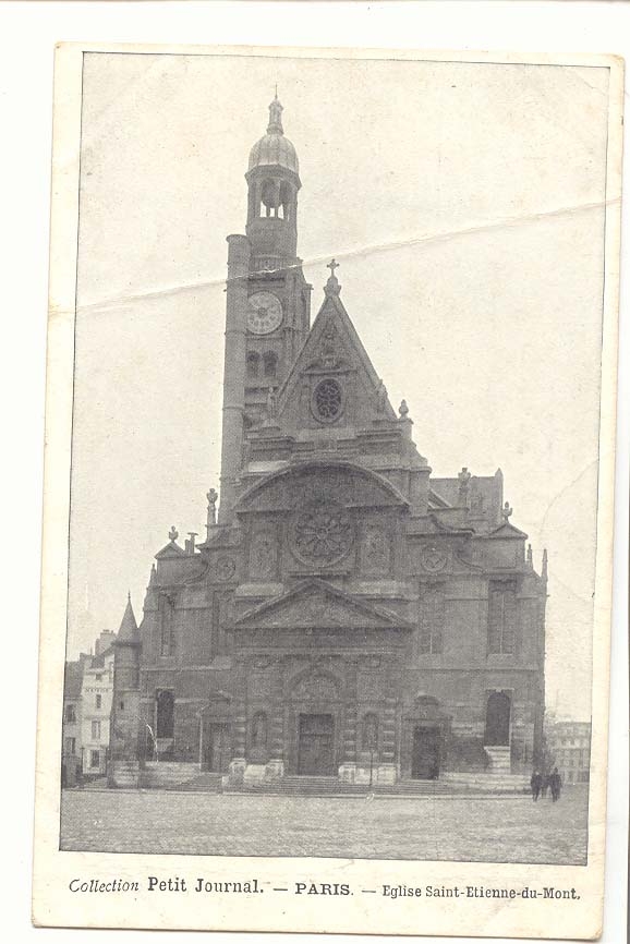 Église Saint-Etienne-du-Mont — Paris — Collection Petit Journal