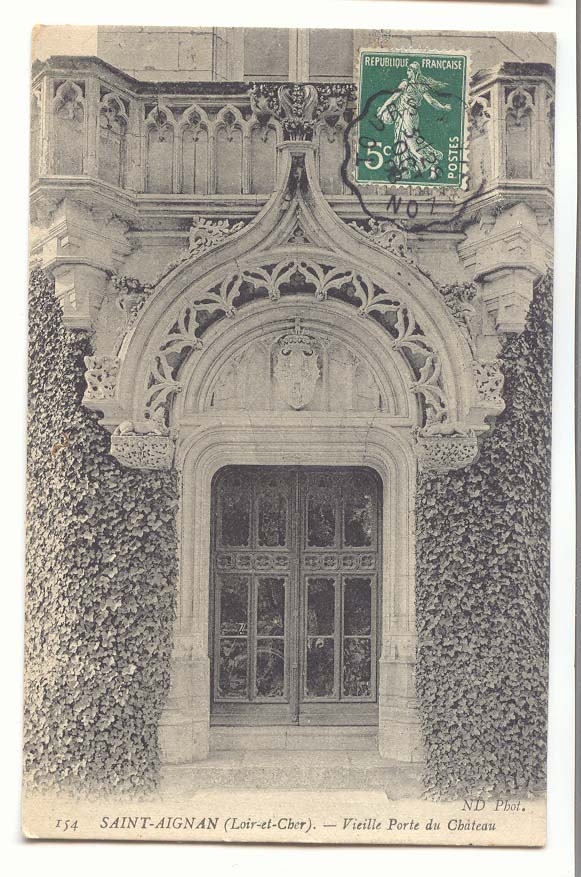 Saint Aignan CPA Vieille porte du chateau