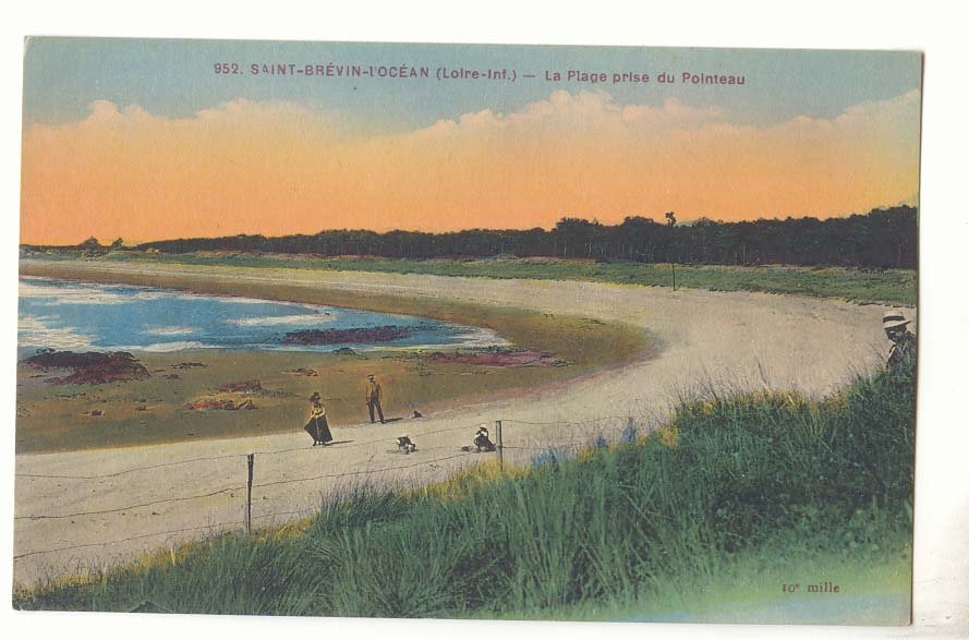 Saint Brevin l'ocean CPA La plage prise du Pointeau