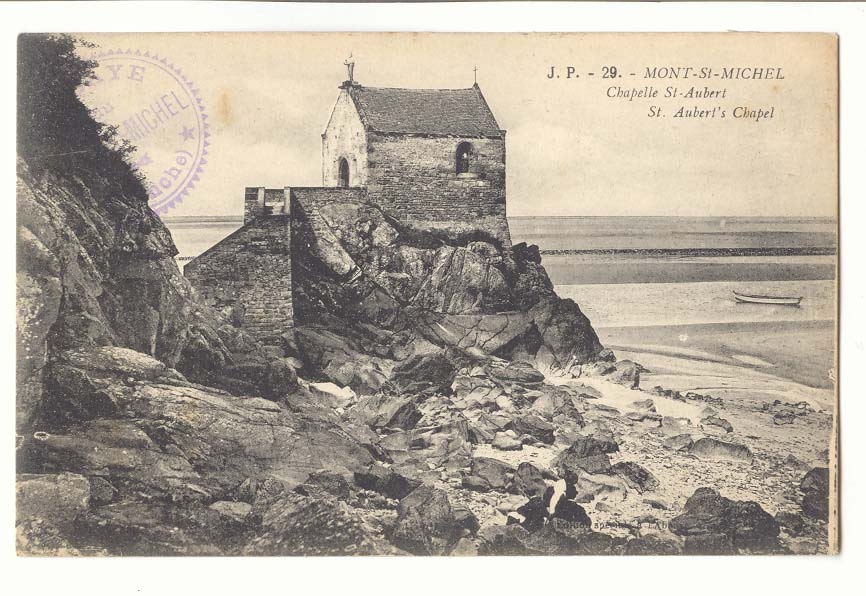 Mont Saint Michel CPA Chapelle St Aubert 