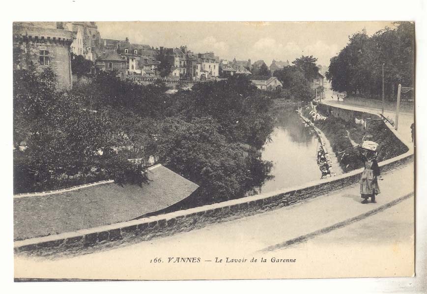 VANNES — Le Lavoire de la Garenne — éditeur non visible, n° de série 166