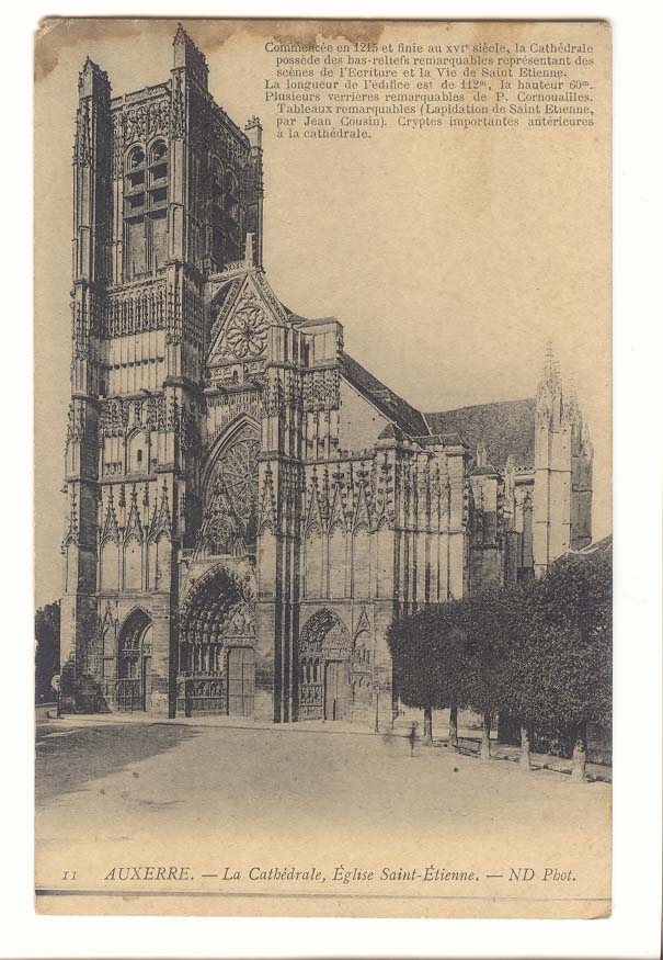 Auxerre — La Cathédrale, Église Saint-Étienne — ND Pbot.