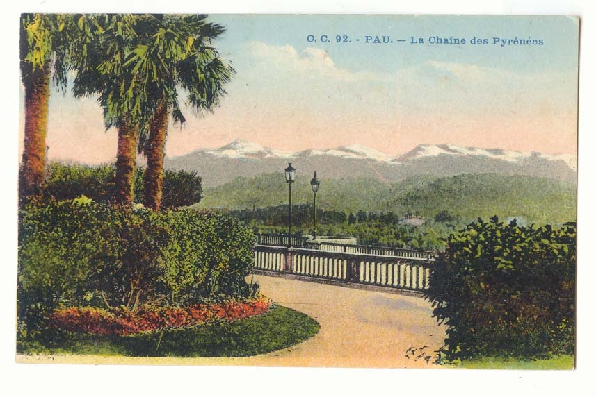 Pau CPA La chaine des Pyrenees