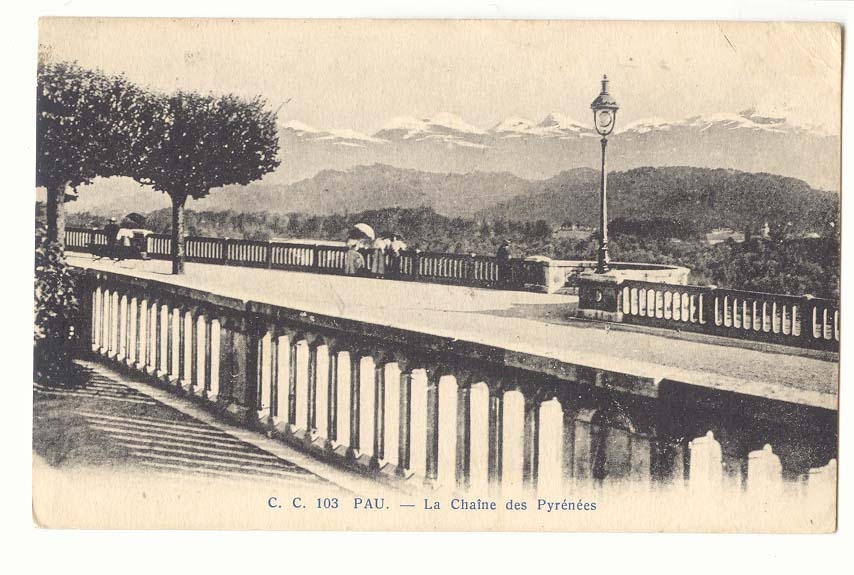 Pau CPA La chaine des Pyrenees