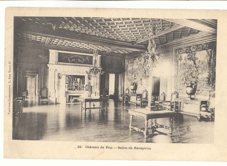 Château de Pau — Salon de Réception — Varichon-Lamasnière, A. Rue Huard IV, n°24