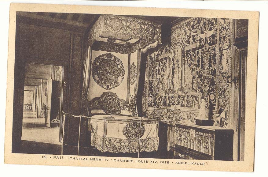 Pau - Château Henri IV - Chambre Louis XIV dite 'Abd-el-Kaer'