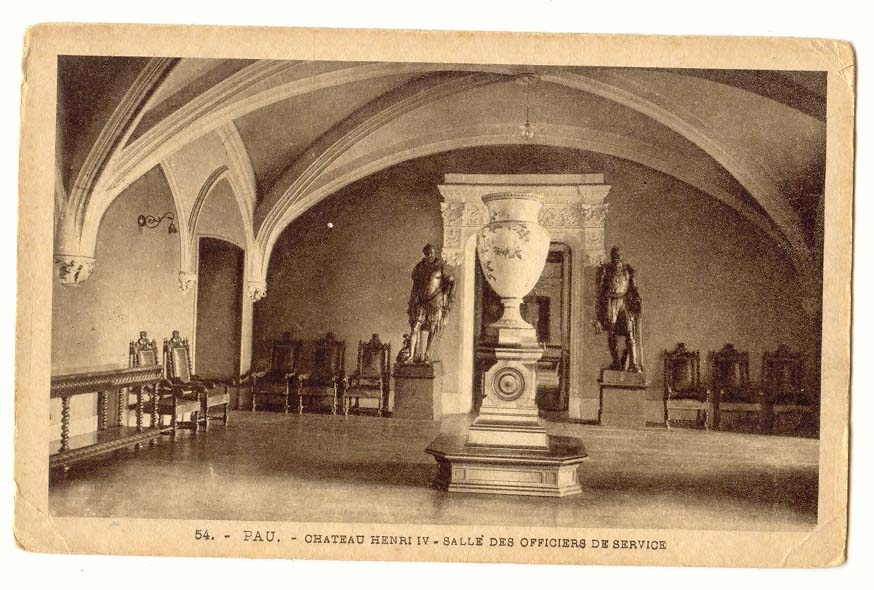 Pau - Schloss Henri IV - Zimmer der Offiziere