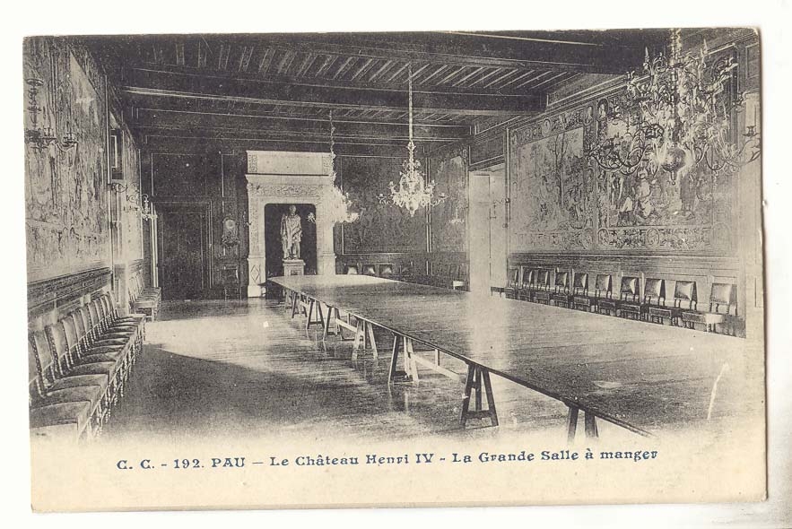 Pau - Schloss Henri IV - Die Große Speisehalle