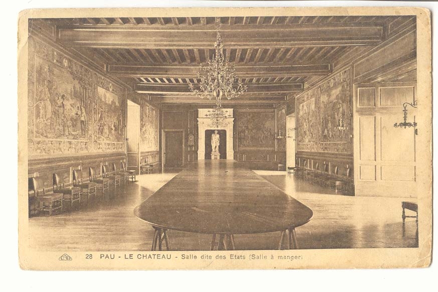 Pau - Le Château - Salle dite des États (Salle à manger)