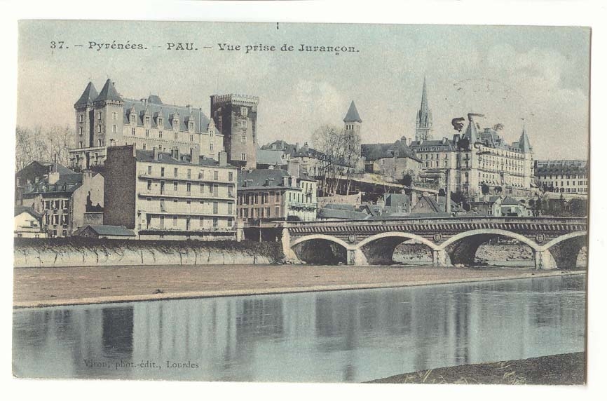 Pau CPA Vue prise de Jurancon