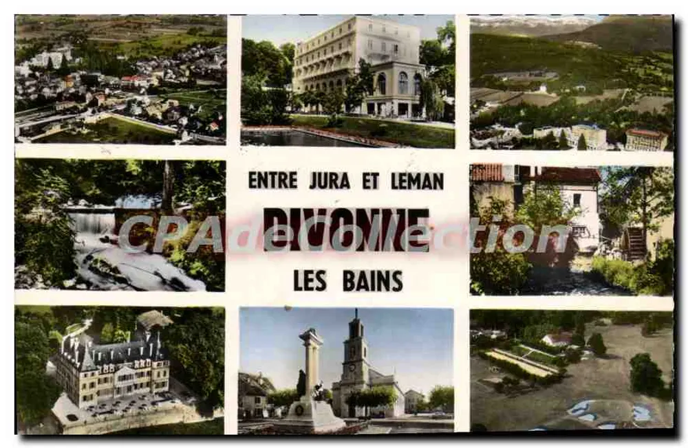 Divonne-les-Bains — entre Jura e Leman — Les Éditions J. Cellard - Frente