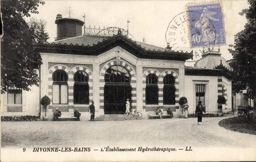 Divonne-les-Bains — Das Hydrotherapie-Etablissement — LL - Vorderseite