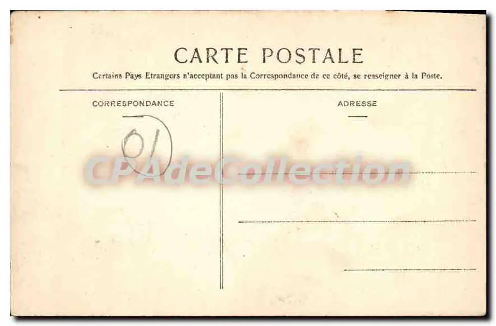 Reyrieux — Hotel de Ville — B. Ferraud, editor em Bourg (Ain) - Verso