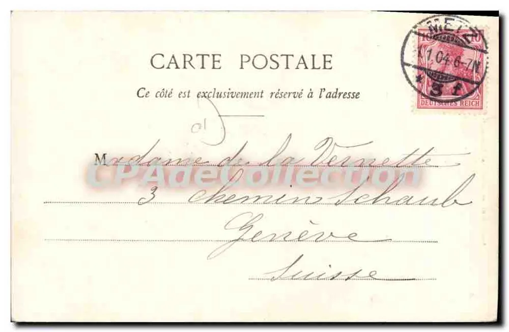 Mulher em traje tradicional — Bressane — Louis Montbarthon, editor, rua Mercière, Bourg - Verso