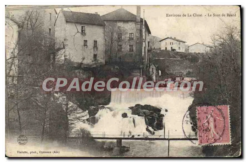 Ao redor de La Cluse — O Salto de Béard — Vialatte, fot., Oyonnax (Ain) - Frente