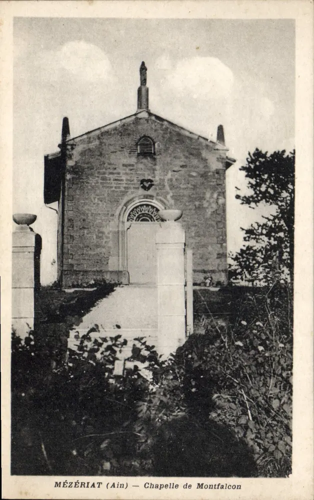 Mézériat (Ain) — Capilla de Montfalcon - Anverso