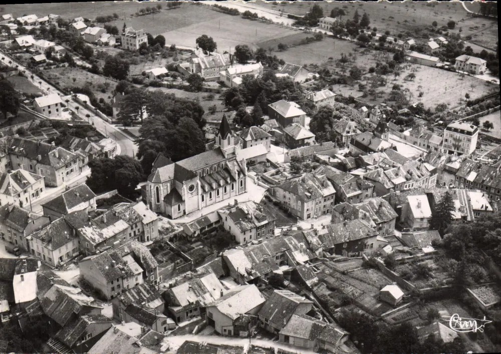 La Faucille (Ain) — Panoramischer Luftbildblick — Édition Imp. Cambier, Mâcon - Vorderseite