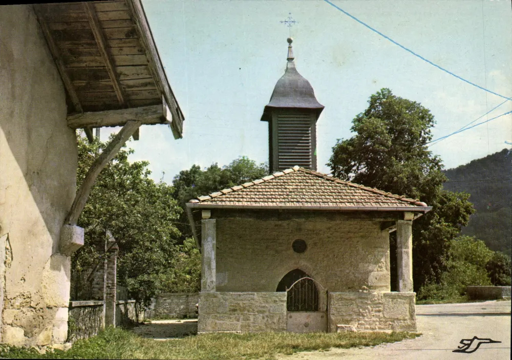 Capela de Leymiat — Poncin (Ain) — S.A.D. 75 Quai Perrichi em Lyon - Frente