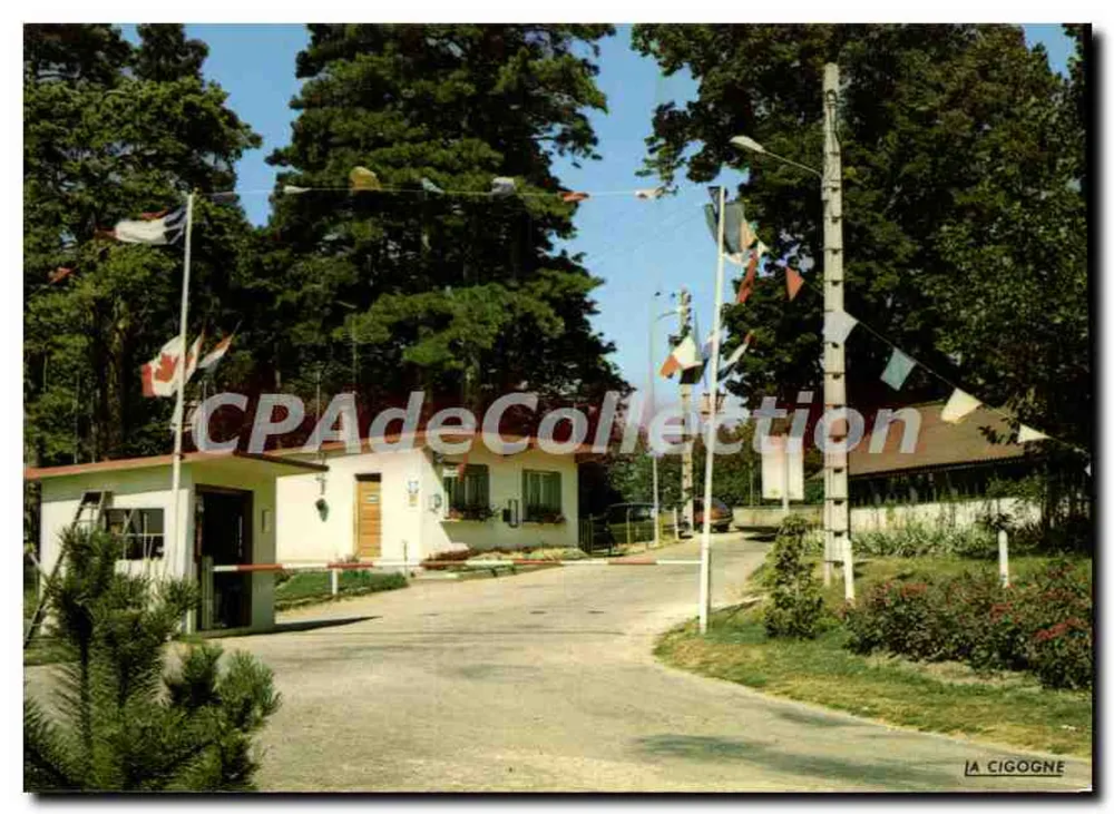 Eingang zum Campingplatz der Peupliers — Pont-de-Vaux (Ain) — Editions 'LA CIGOGNE' - Vorderseite