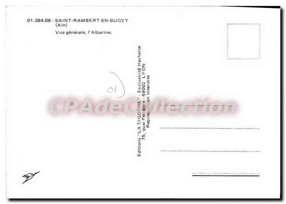 Saint-Rambert-en-Bugey — Allgemeiner Blick, die Albarine — Editions 'LA CIGOGNE', Lyon - Rückseite