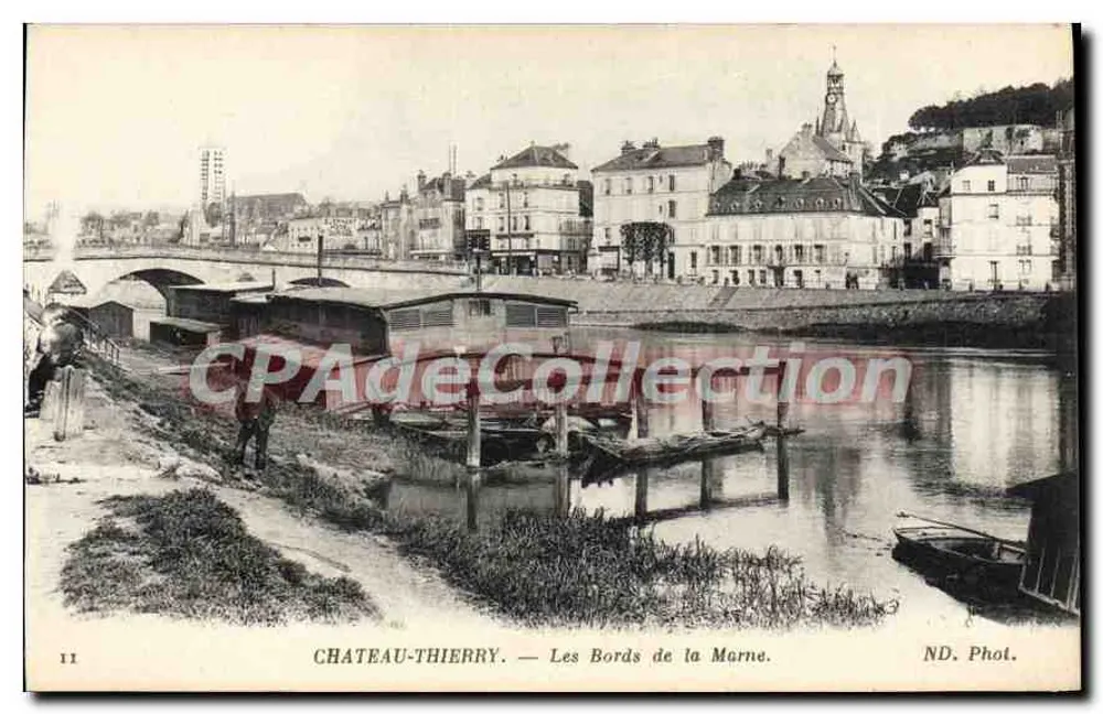Château-Thierry — As Margens da Marne — ND. Fot. - Frente