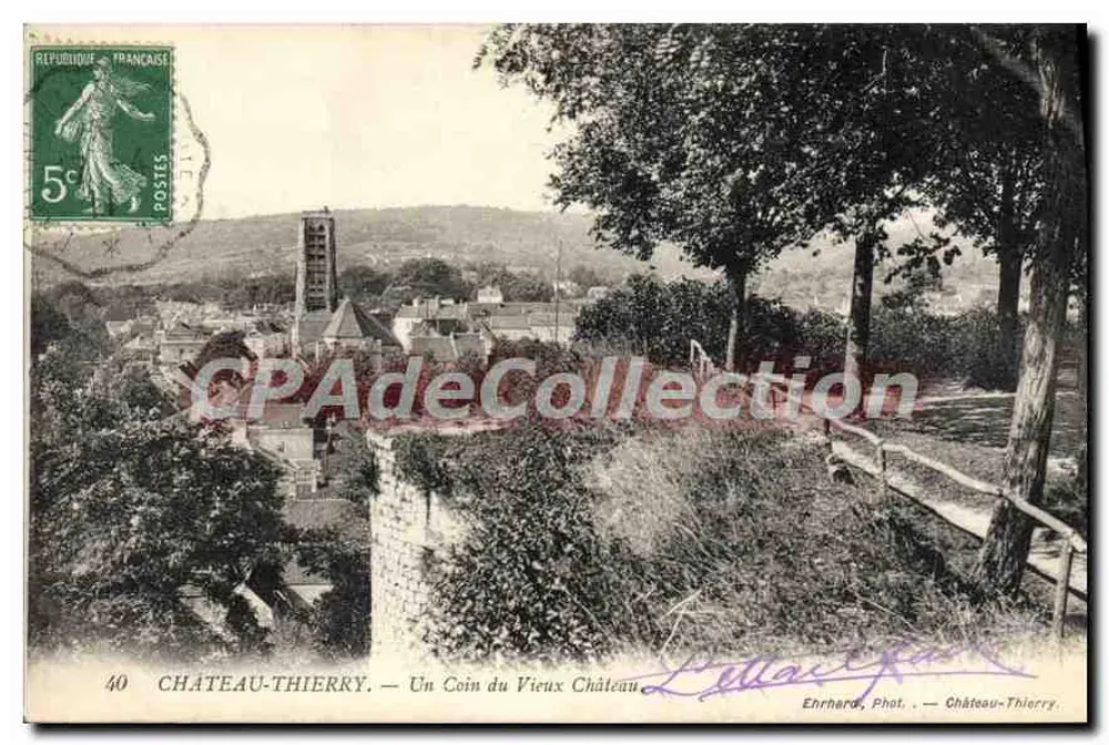 Château-Thierry — Ein Stück des Alten Schlosses — Ehrhard, Fot. — Château-Thierry - Vorderseite