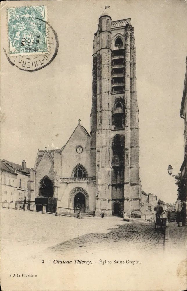 Château-Thierry — Iglesia de San Crepin — « A la Civette » - Anverso