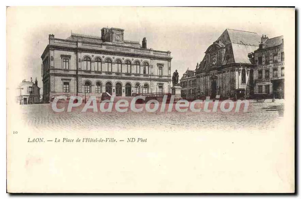 Laon — Die Place de l'Hôtel-de-Ville — ND Pbot - Vorderseite