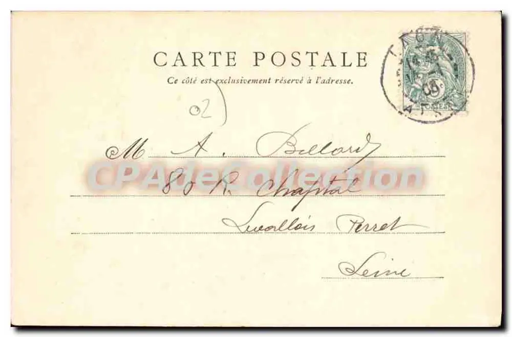 Laon — Porta das Chenizelles — fot. F. Barnaual, Laon, n°15 - Verso