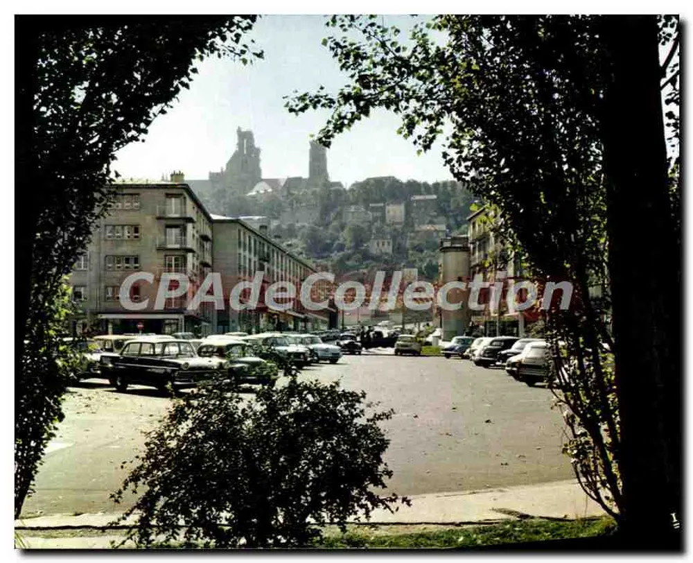 Laon (Aisne) — Place de la gare — Éditions 'La Cigogne' - Frente