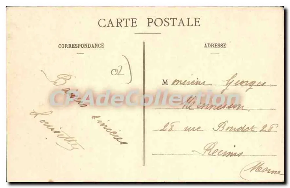 St Quentin - Jardim de Horticultura - O Chalet - P. D. - Verso