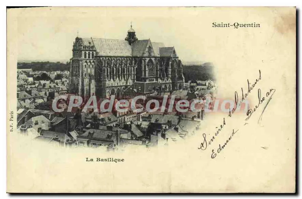 Saint-Quentin — A Basílica — A.F. Paris - Frente