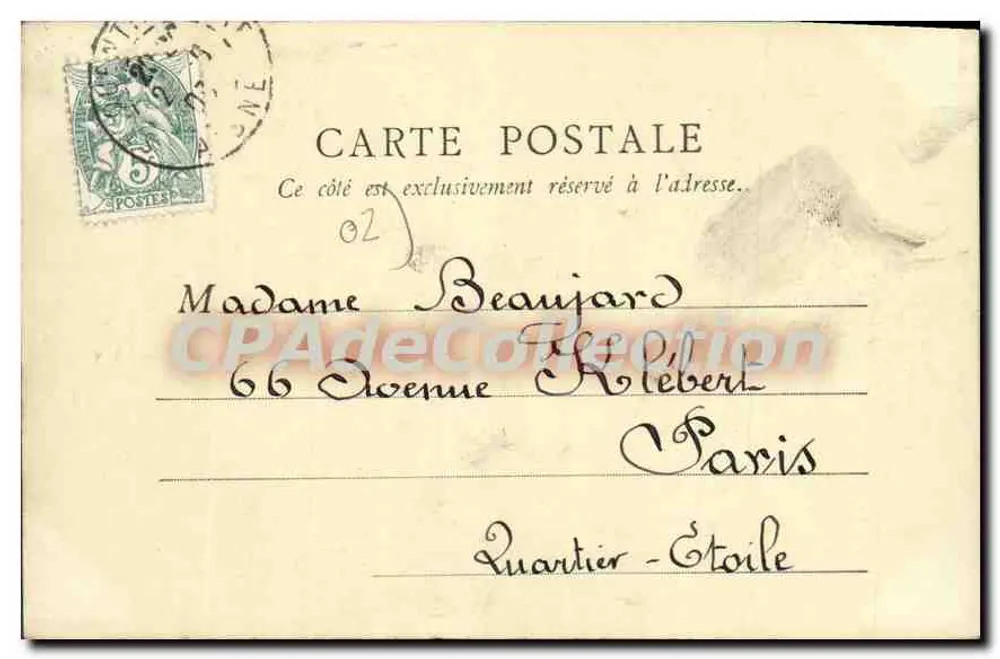 Saint-Quentin — A Basílica — A.F. Paris - Verso
