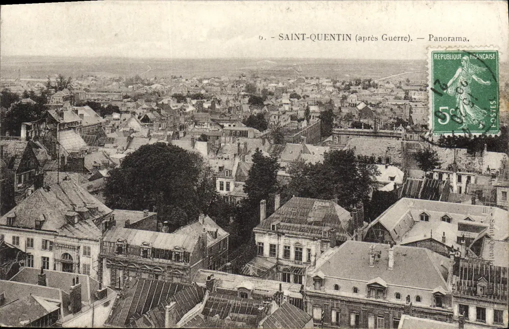 Saint-Quentin (após Guerra) — Panorama — República Francesa - Frente