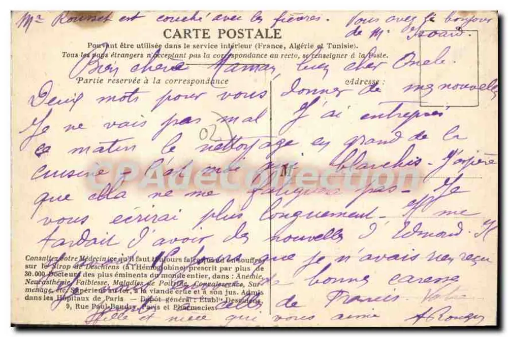Saint-Quentin — Die Kollegiate — Opfer des Krieges — Verleger Maillagean, Nr. 9 - Rückseite