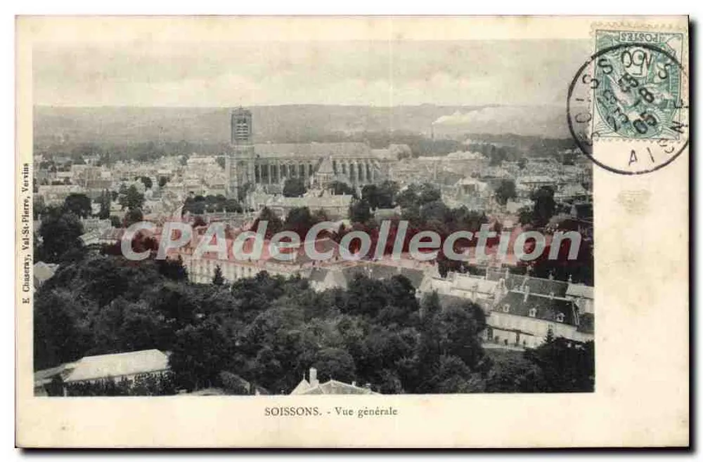 Soissons - Vista geral — E. Chaumay, Val-Saint-Pierre, Yonne - Frente