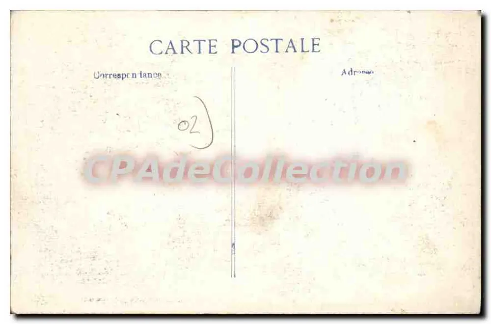 Soissons — Straße nach Bombardement — E.D. n°5505E - Rückseite
