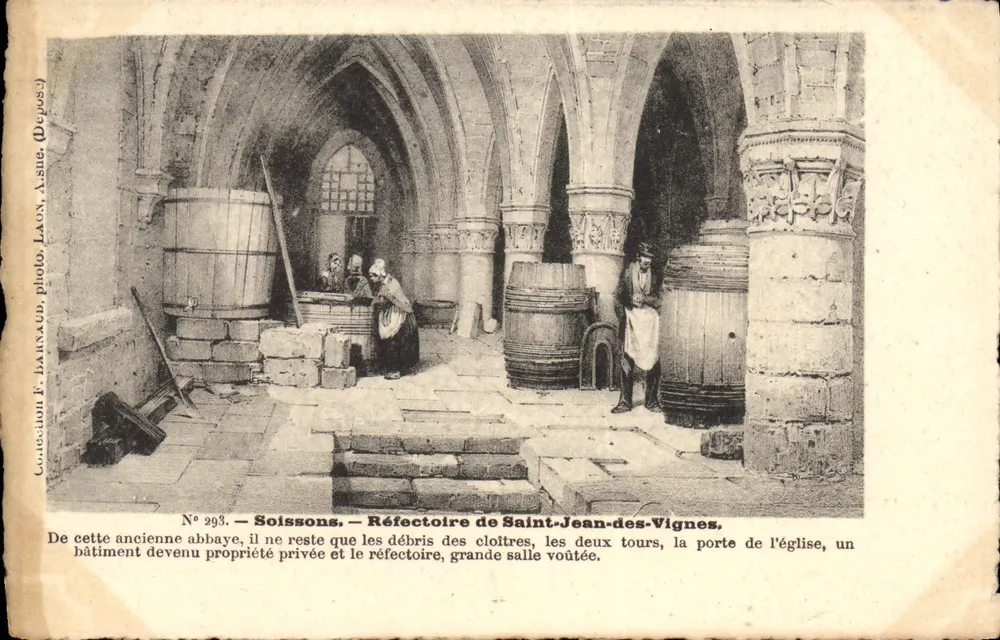 Soissons — Refektorium von Saint-Jean-des-Vignes — Foto F. Barnaude - Vorderseite